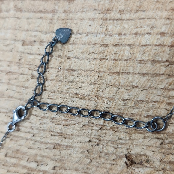 Vintage Sterling Silver Light Pink Stones Beaded Necklace - Picture 6 of 7